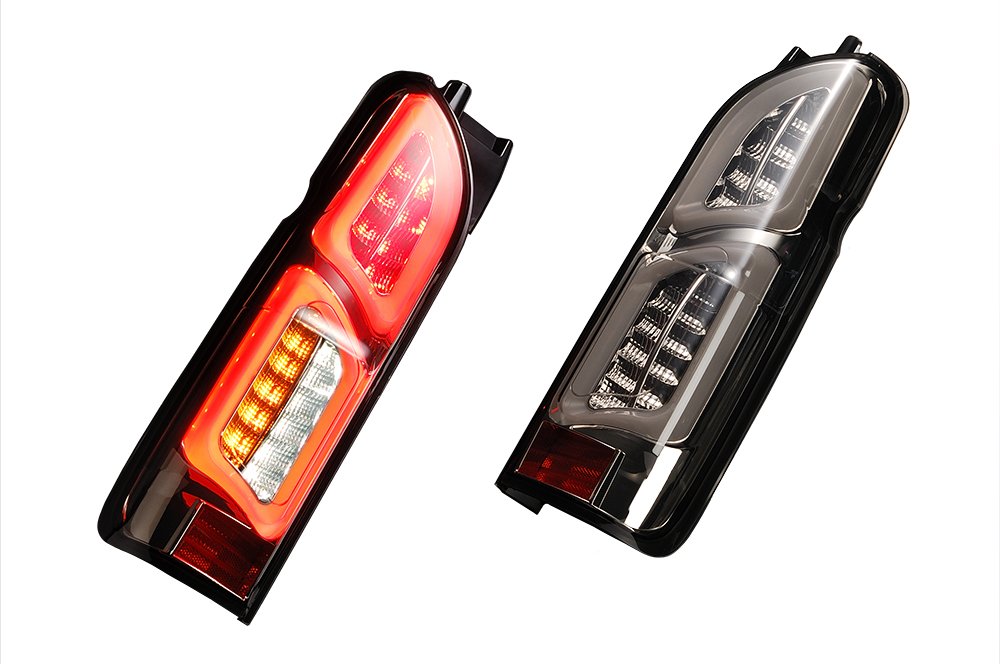 ギャルソンD.A.D LEDテールランプ 200系ハイエース専用 Amazon.co.jp: ギャルソン DAD チューブフルLEDテール 【スモーク